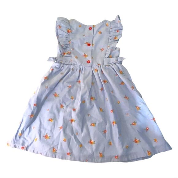 NWT Penelope Mack Blue Floral Chambray Sundress - Picture 3 of 3